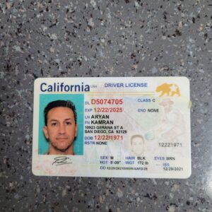 USA Driver license ( DL)